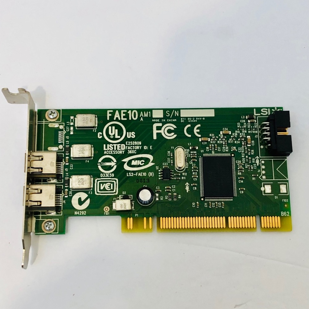 Dell H924H Dual Port IEEE-1394 PCI FireWire Card